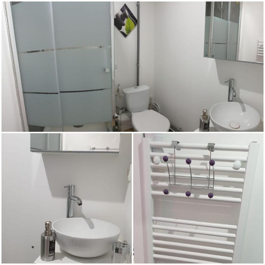 Chambres Poitiers Centre Ville - Salle De Bain, Refrigerateur, Tv Et Machine A Cafe Privatifs - Cuisine Commune - Terrasse - Hotel De Ville A 200M Exterior photo